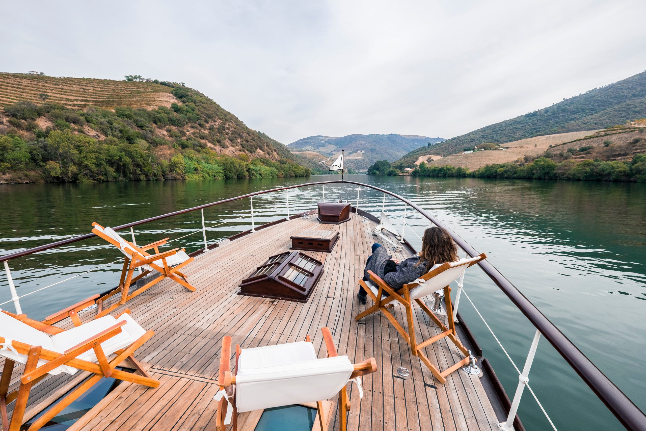 Tourist,Boats,,Vineyards,And,The,Douro,River,,Alto,Douro,Wine